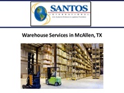 Warehouse Distribution McAllen