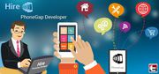 Hire PhoneGap developers to build cross platform compatible mobile app