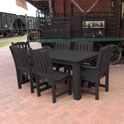 Christmas Sale!  All Weather Synthetic Wood Dining Set on Sale