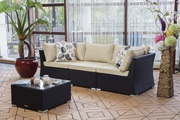 Christmas Sale!  All Weather HDPE Wicker Sectional Sofa Set on Sale