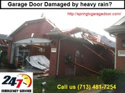 Need Garage Door?  Damage by Flooding in Dallas- Call us Now – $26.95