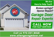 Professional  New Garage Door Installation and Spring Repair in Allen