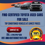 Find Toyota Certified Pre Owned Vehicles At Lowest Prices