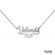 Personalized Name Necklace with Banner