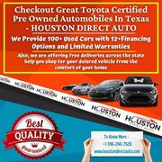 Checkout Great Toyota Certified Pre Owned Automobiles In Texas