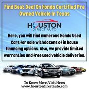 Find Best Deal On Honda Certified Pre Owned Vehicle In Texas