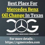 Best Place For Mercedes Benz Oil Change Near Me In Texas