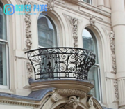 Luxury decorative wrought iron balustrades