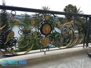 Classic wrought iron balcony railing supplier