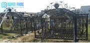 OEM decorative wrought iron fence panel supplier