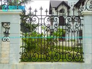 Custom decorative wrought iron fence manufacturer