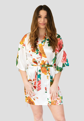 Find the Perfect Floral Satin Robe for Your bridal party | Bridal Robe